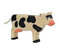 Holztiger 80003 - Personaggio - Mucca in Piedi, Nero