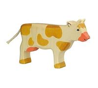 Holztiger - 80010 - Statuetta - Cow, Standing - Brown