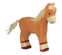 Holztiger - 80040 - Statuetta - Poulain, Standing - Marrone Chiaro
