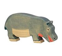 Holztiger 80161 - Figurina in Legno, Soggetto: Ippopotamo