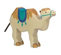 Holztiger 80165 - Figurina in Legno, Soggetto: Cammello con Sella