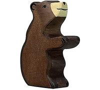 Holztiger 80186 - Personaggio - Orso Seduto Piccolo Marrone