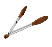 Holzzange für Küche Grill - Robuste, Hitzefeste Zange mit Sicherheitsclip, Perfekt für Pasta, Salate, Heißluftfritteusen, Barbecue Serviergeschirr | Vielseitiges Werkzeug für Kochen Grille