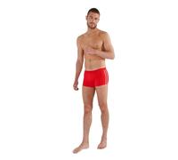 HOM Boxer da Bagno Nautical Cup Swim Trunks, Nastro a Righe Rosso, L Uomo