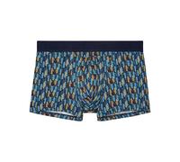 Hom Boxer Ho1 Westgate Boxer Briefs da Uomo (Confezione da 1), Stampa Geometrica e Astratta in Un Camaieu di Blu, M