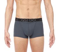 HOM Boxerlines #2 Boxer TwoPack, Mutande Uomo, Multicolore (black/blue V006), Medium, Pack de 2