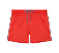 HOM Costume da Bagno Nautical Cup Pantaloncini da tavola, Nastro a Righe Rosso, XL Uomo
