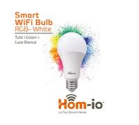 lampadina smart wifi rgb white hom-io led 10 w-2700 k - tutti i colori + luce bianca - 559593001