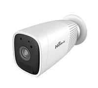 Hom-Io | Telecamera a Batteria da Esterno e Interno con Wi-Fi 1080P PLUS, Telecamera WiFi di sicurezza da 2MP con 4 batterie 18650 da 10400mAH e sensore PIR 10 Metri