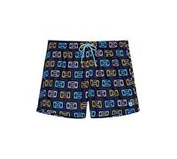 Hom Leon Beach Boxer Costume a Pantaloncino, Stampa Blu Navy, S Uomo
