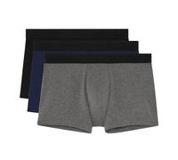 HOM Lot de 3 Boxers Tonal Pack #2 Slip Boxer, Noir + Gris + Marine, M Uomini