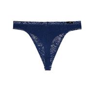 Hom Perizoma Free Cut Lace Thong Panties, Pizzo Blu Marino, L Uomo