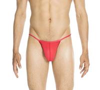 Hom Plume G-string, Tanga Uomo, Rosso (Red 4063), Small