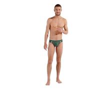 HOM Slip da Bagno Nautical Cup Swim Briefs, Kaki Nastro a Righe, L Uomo