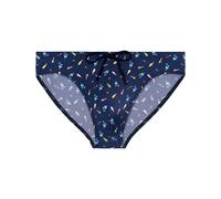 HOM - Slip da bagno Summer, Stampa mare, M