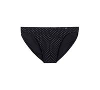 Hom Max Comfort Briefs Intimo, Micro Motif Blanc Imprimé Sur Fond Noir, L Uomo