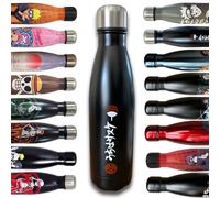 Hômadict NARUTO - Borraccia in acciaio inox riutilizzabile Naruto Logo Uchiwa - Tenuta calda e fredda 12 ore - per sport, viaggi, quotidiani, 500 ml - BPA Free - Licenza Ufficiale