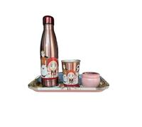 Homadict Spy x Family - Cofanetto regalo con bottiglia isotermica + vassoio in metallo + piccola scatola in metallo + bicchiere in metallo - Licenza ufficiale Spy x Family