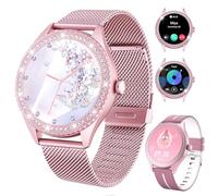 Homailida Orologio Smartwatch Donna, 1.32" Smart Watch Donna Rotondo con Chiamate e Whatsapp, Orologio Fitness con Monitoraggio del Sonno/Contapassi, Impermeabile SmartWatch per Android iOS