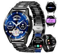 Homailida Smartwatch Uomo con 3 Cinturini, 1.39" Orologio Smartwatch Uomo con Chiamate Bluetooth, 100+ Modalità Sportive IP68, Orologio Fitness con Monitoraggio Sonno/Contapassi per IOS/Android