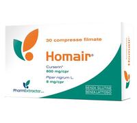 HOMAIR COMPRESSE - INTEGRATORE A BASE DI CURCUMA E PIPERINA