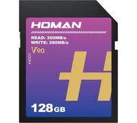 HOMAN SDXC 128GB CARD UHS-II R300MB/s W280MB/s V90