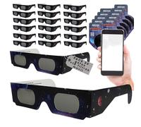 HOMANAGE Confezione da 2 occhiali da sole omologati Eclipse e filtro mobile ISO 12312-2 CE | Visione sicura del sole e transiti, occhiali da sole totali, 12 agosto 2026, Europa