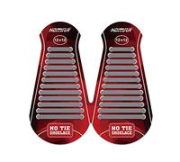 HOMAR Lacci Scarpe Elastici Senza Nodo Stringhe Impermeabile con Multicolore per Bambini e Adulti Scarpe da Ginnastica Stivali e Scarpe Casual Lacci di Gomma