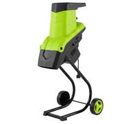 HOMASIS Biotrituratore Elettrico 2500 W, Cippatrice con Ruote