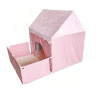 HOMASIS Tenda da Gioco per Bambini con Effetto Luminoso al Buio (Rosa)