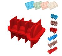 Homaskylynn Butt Plug Ice Mold, Butt Penis Plug Ice Cube Tray, Anal Plug Ice Mold, Butt Plug Ice Maker, Personalized Ice Cube Mold with Lid, Adult Prank Silicone Ice Cube Tray for Stanley Cup(B-Red)