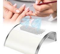 Hombasing 80W Aspiratore Professionale per Unghie con 2 Ventole, Aspiratore Unghie Low Noise, Aspiratore Unghie Professionale con Due Sacchetti per La Polvere, Adatto per Casa e Salone di Bellezza