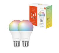 Hombli Confezione da 2 Lampadine LED Smart | 9W E27 Luce Bianca Calda a Fredda Regolabile | 800 Lumen | 16 Milioni di Colori | Installazione Facile | Controllo Vocale | Compatibile con Google & Alexa
