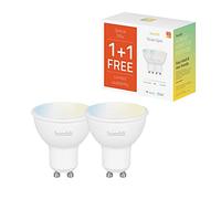 Hombli Confezione da 2 Lampadine Smart | GU10 Luce Dimmerabile da Bianco Caldo a Bianco Freddo | 4.5W, 300 Lumen, CCT | Installazione Facile | Controllo Vocale | Compatibile con Google, Alexa & Siri
