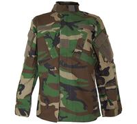 Hombres Campo Tattica Acu Esercito Ripstop Camicia Giacca Militare Woodland Camo