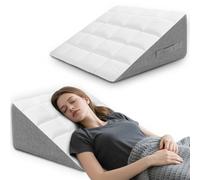 HOMCA Cuscino a Cuneo per Letto e Divano, Cuscini da Lettura, Cuscino di Triangolare per Elevazione Delle Gambe