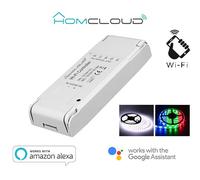 Homcloud Controller per strisce LED Smart Wi‑Fi AS-SL1 12-24V RGB + Bianco (Alexa/Google)