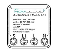 HOMCLOUD MODULO INTERRUTTORE MINI 1 CANALE WIFI (AS-MM1)**PUOI PAGARE ANCHE ALLA CONSEGNA!!!**
