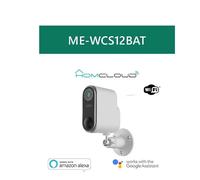 Homcloud Telecamera Wi-Fi a batteria Snap12TL OUTDOOR 2K + Pannello solare