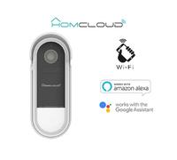 Homcloud Videocitofono/Campanello WiFi 15S Outdoor, HD 2MP, Batteria, IP54, Alexa/Google