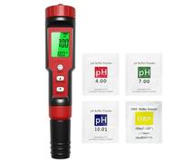Homcoice Misuratore pH Cloro Piscina 7 in 1, Tester PH Cloro Salinità ORP TDS EC Temperatura, Test Qualità Acqua ad alta precisione con funzione ATC per piscine, acqua potabile, acquario, idroponica