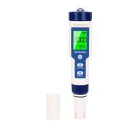 Homcoice Misuratore pH Piscina 7 in 1 con TDS EC Salinità S.G ORP Temperatura, professionale Tester pH Acqua IP67 impermeabile, pH Meter digitale ad alta precisione 0,01 con funzione ATC
