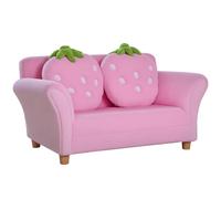 HOMCOM - 55 - 0014 bambini sedia/poltrona/divano/Bambini/doppio/singolo Soft NEU (fragola Sofa)
