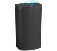 HOMCOM 55L Cestino senza contatto con coperchio Soft Close Nero