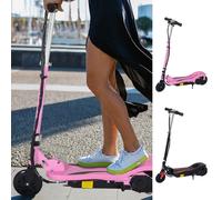 HOMCOM 82-93 cm regolabile 7-14 anni scooter elettrico pieghevole per bambini Black