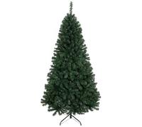 HOMCOM Albero di Natale 200 cm Artificiale con 1000 Rami Ignifughi, Verde | Albero di Natale Folto Realistico, Base in Metallo Pieghevole, Design in Abete Norvegese, per Casa e Interni