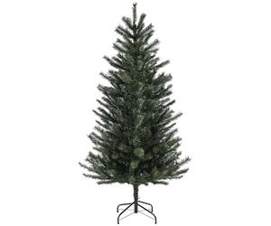 HOMCOM Albero di Natale artificiale 180 cm con supporto pieghevole in acciaio, 467 rami, decorazione natalizia realistica, verde