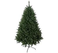 HOMCOM Albero di Natale Artificiale 180cm con 800 Rami e Base in Metallo, Verde