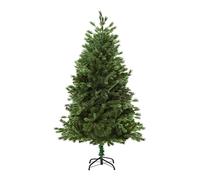 HOMCOM Albero di Natale Artificiale Gigante 150cm Realistico, Decorazione di Natale con 440 Rami, Base Pieghevole e Rimovibile