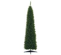 HOMCOM Albero di Natale Artificiale in PVC con Rami e Base in Plastica
